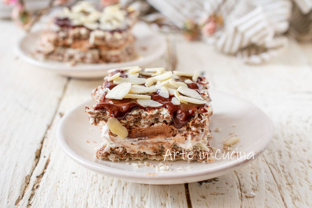 Cream and Chocolate Cupcakes with Wafers