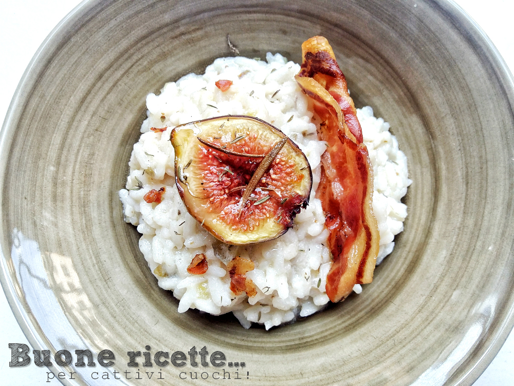 creamy fig risotto