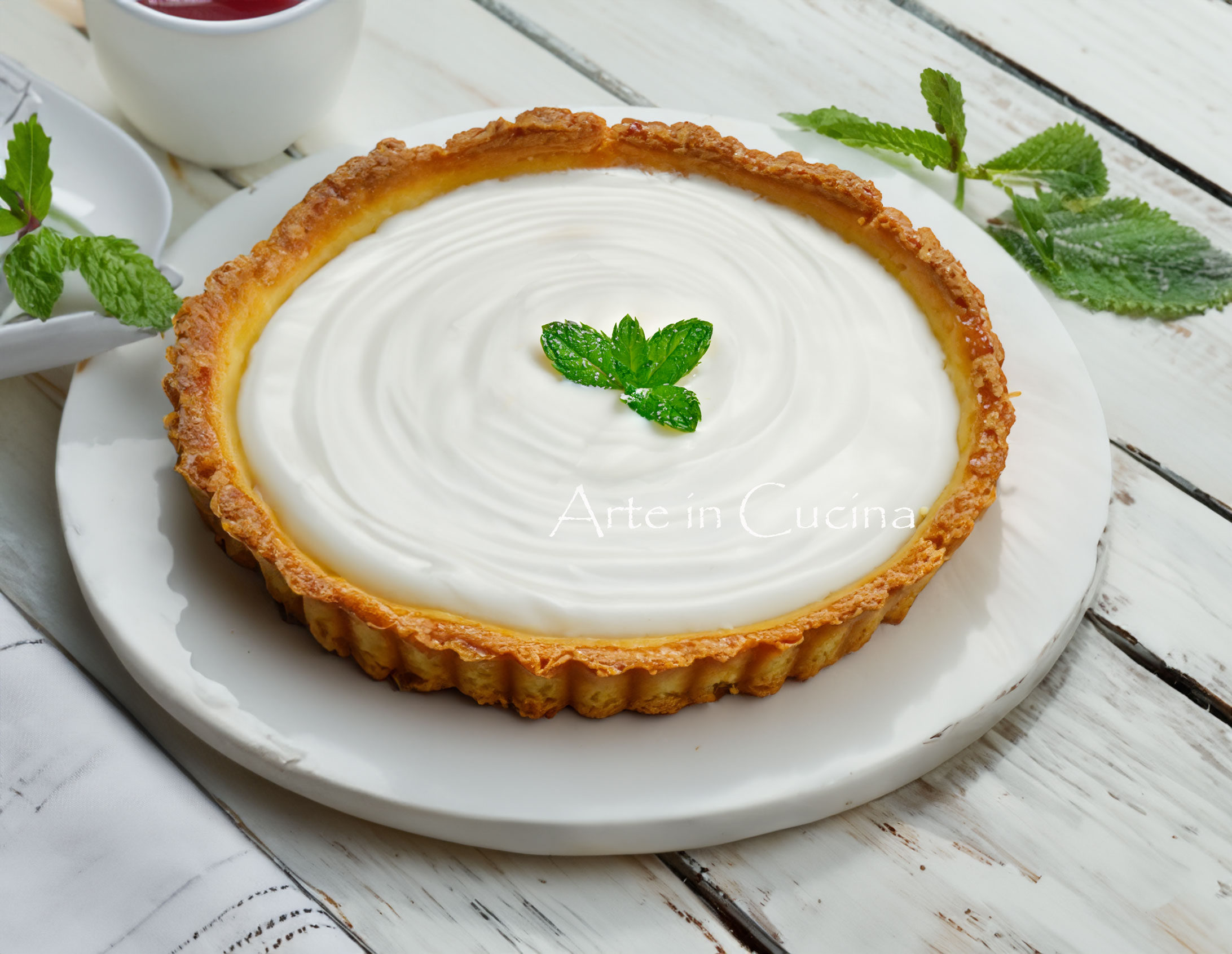 Creamy Sweet Coconut Tart