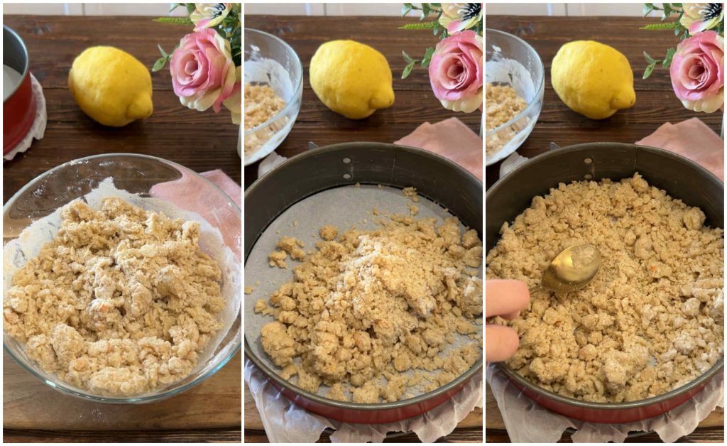 crumble tart without butter