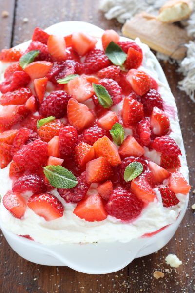 distribute some fresh mint leaves and serve at the table