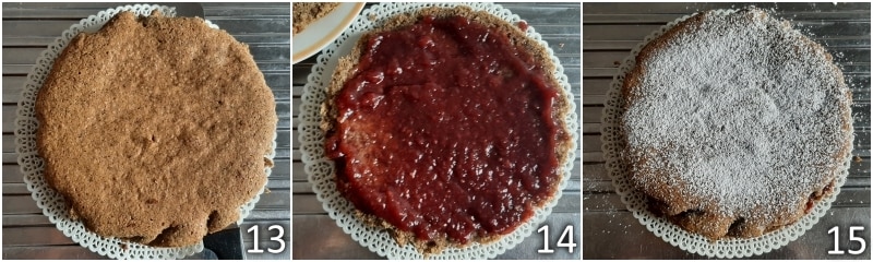 e. fill the typical Trentino-Alto Adige cake with cranberry jam