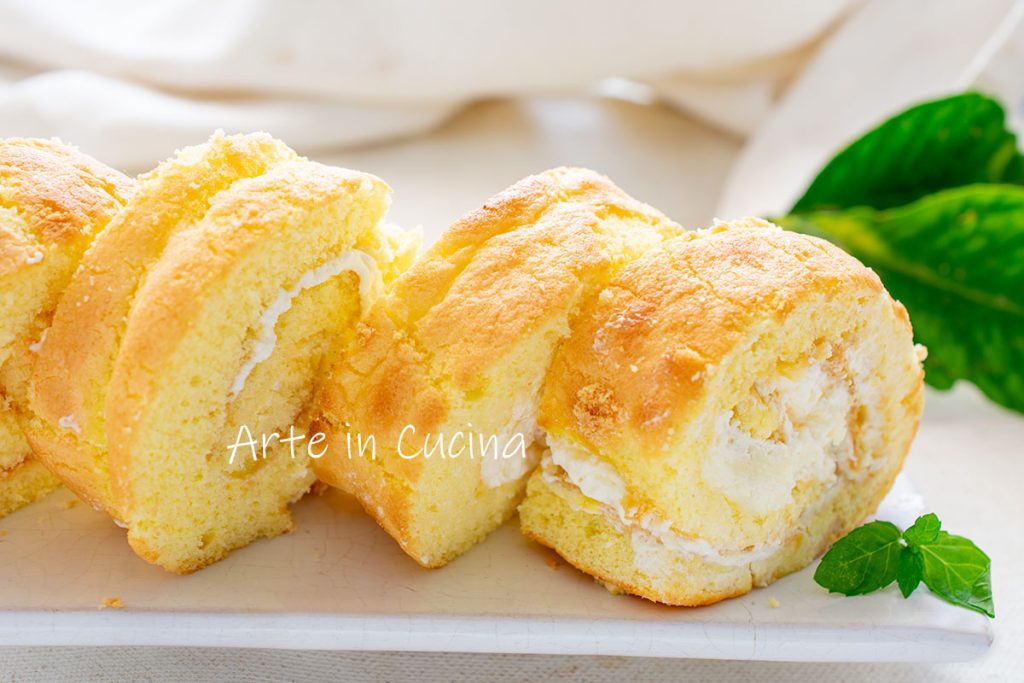 Easy Lemon Ice Cream Swiss Roll