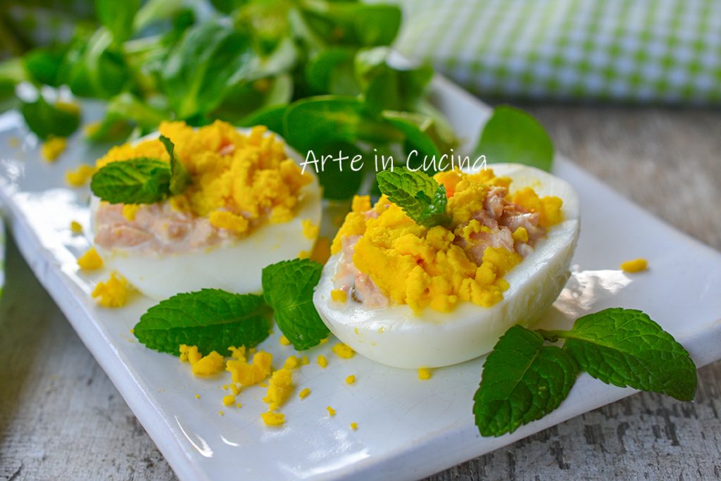 Easy and Quick Mimosa Eggs Appetizer