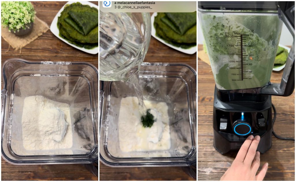 egg-free spinach crepes