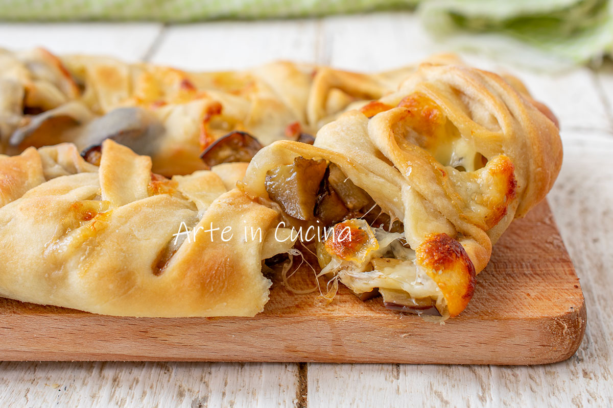 Eggplant Braid with Light Puff Pastry