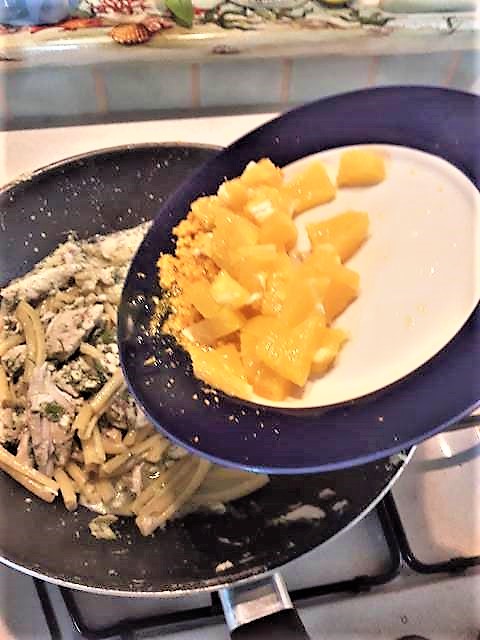 Pasta with the Scents of Sicily from Land and Sea