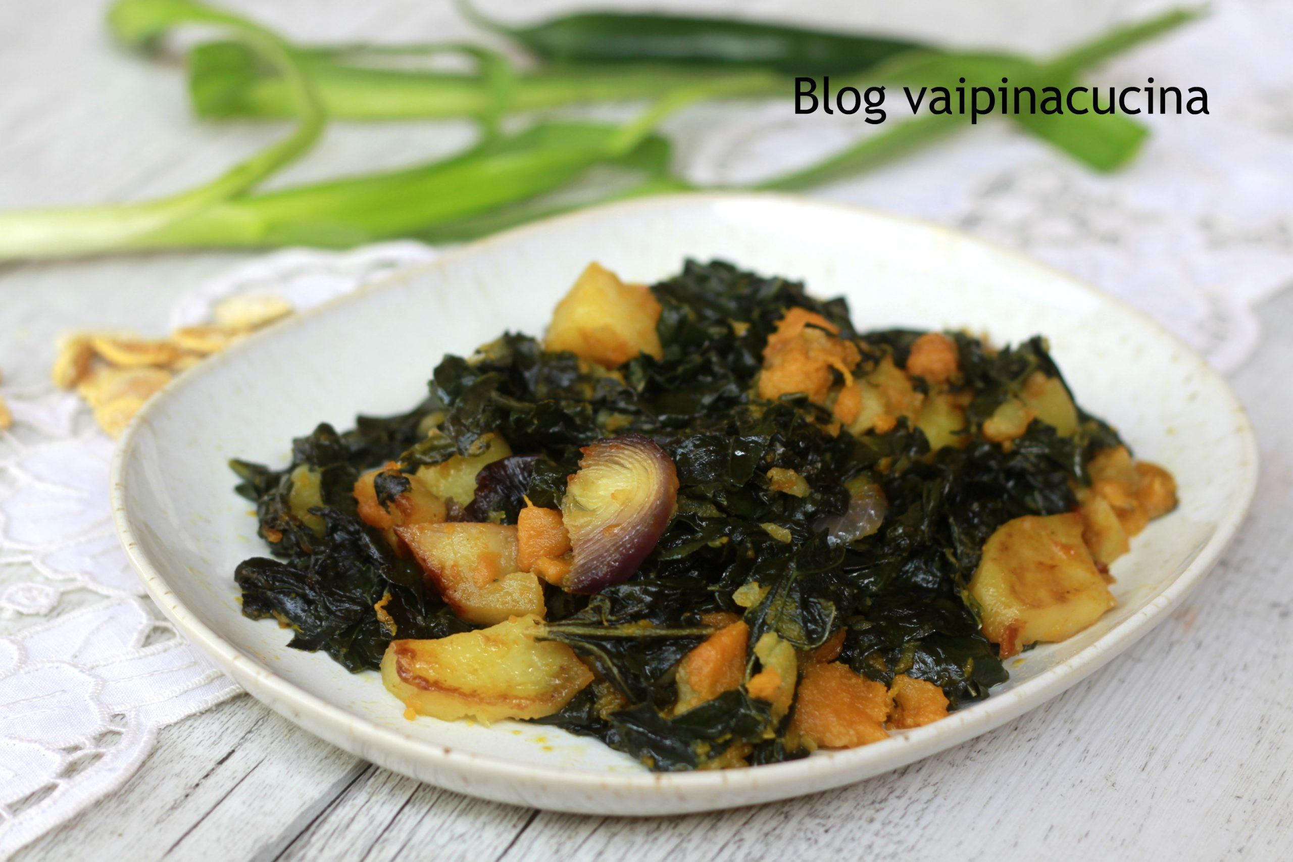 Easy Kale and Pumpkin Side Dish