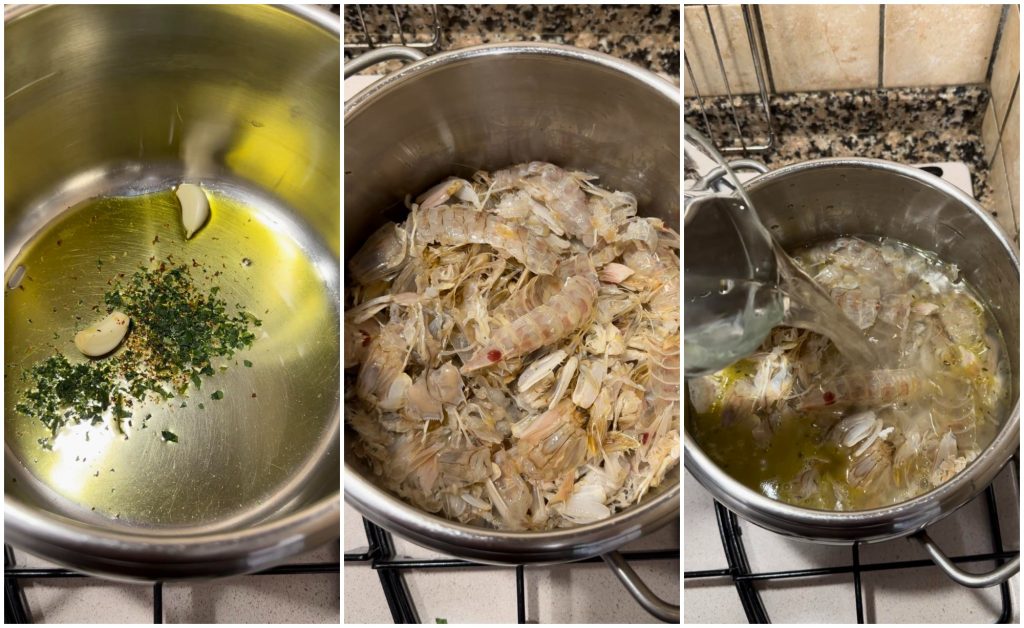 sea cicadas in the pan