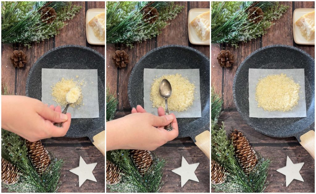 grated parmesan baskets