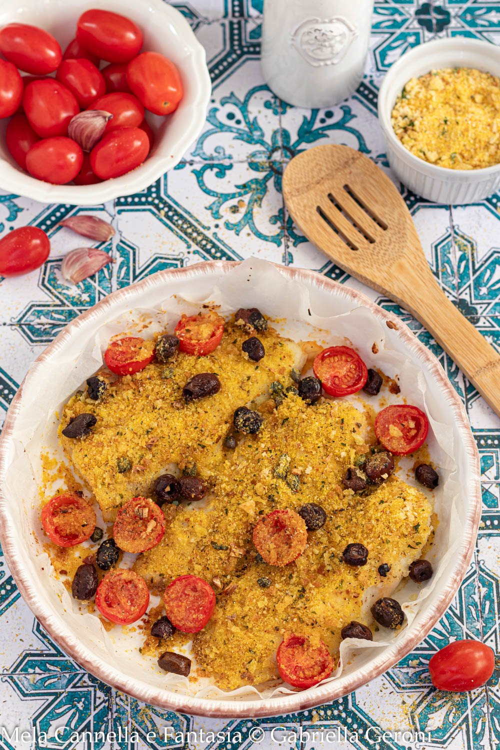 Mediterranean Gratinated Cod Fillets - Delicious Recipes