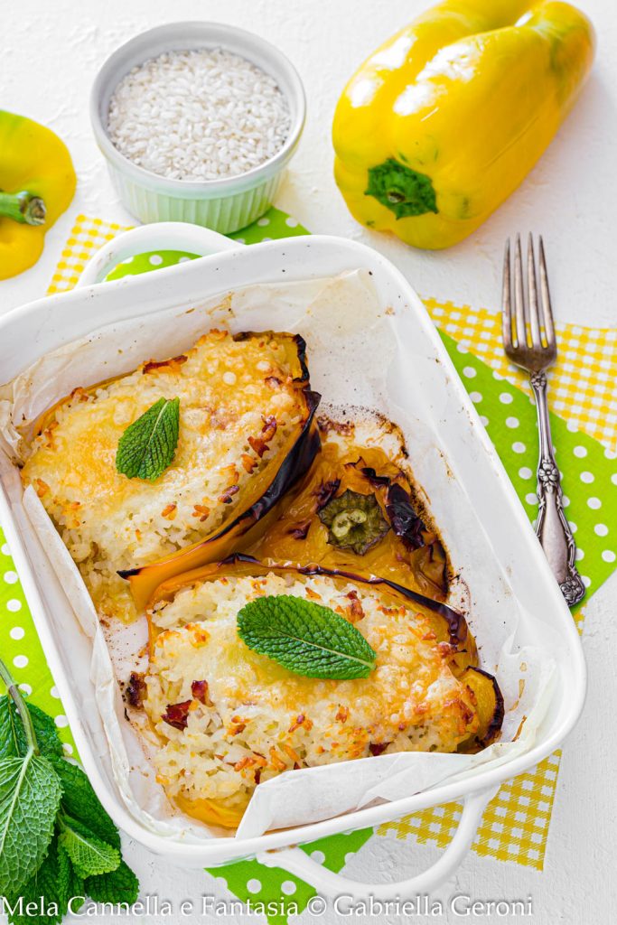 stuffed bell peppers with rice