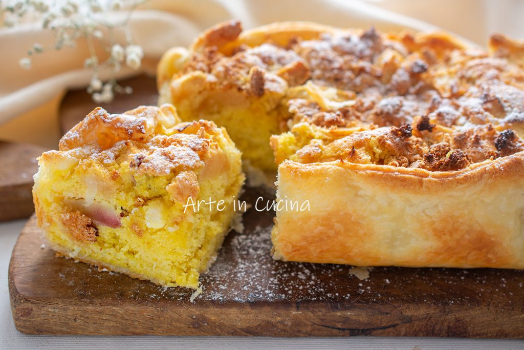 Greek-Style Cake with Apples and Amaretti