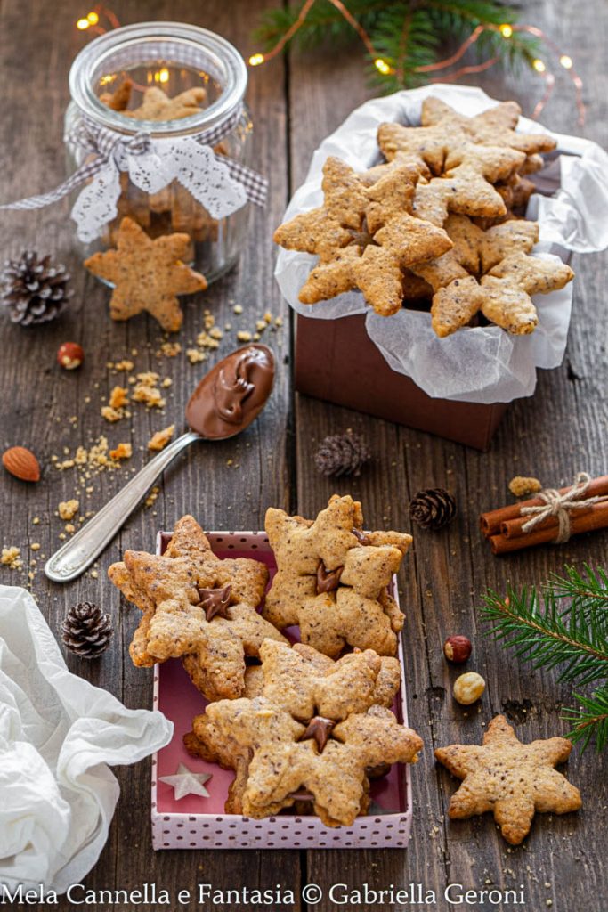 hazelnut cookies without butter with hazelnut cream