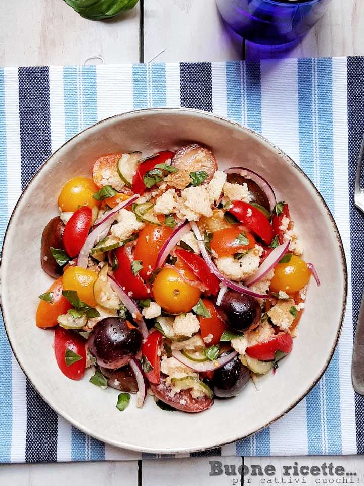 homemade panzanella