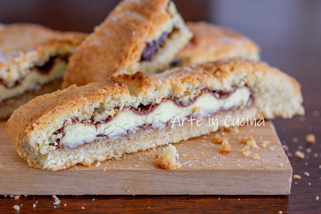 Crostata with Kinder bars