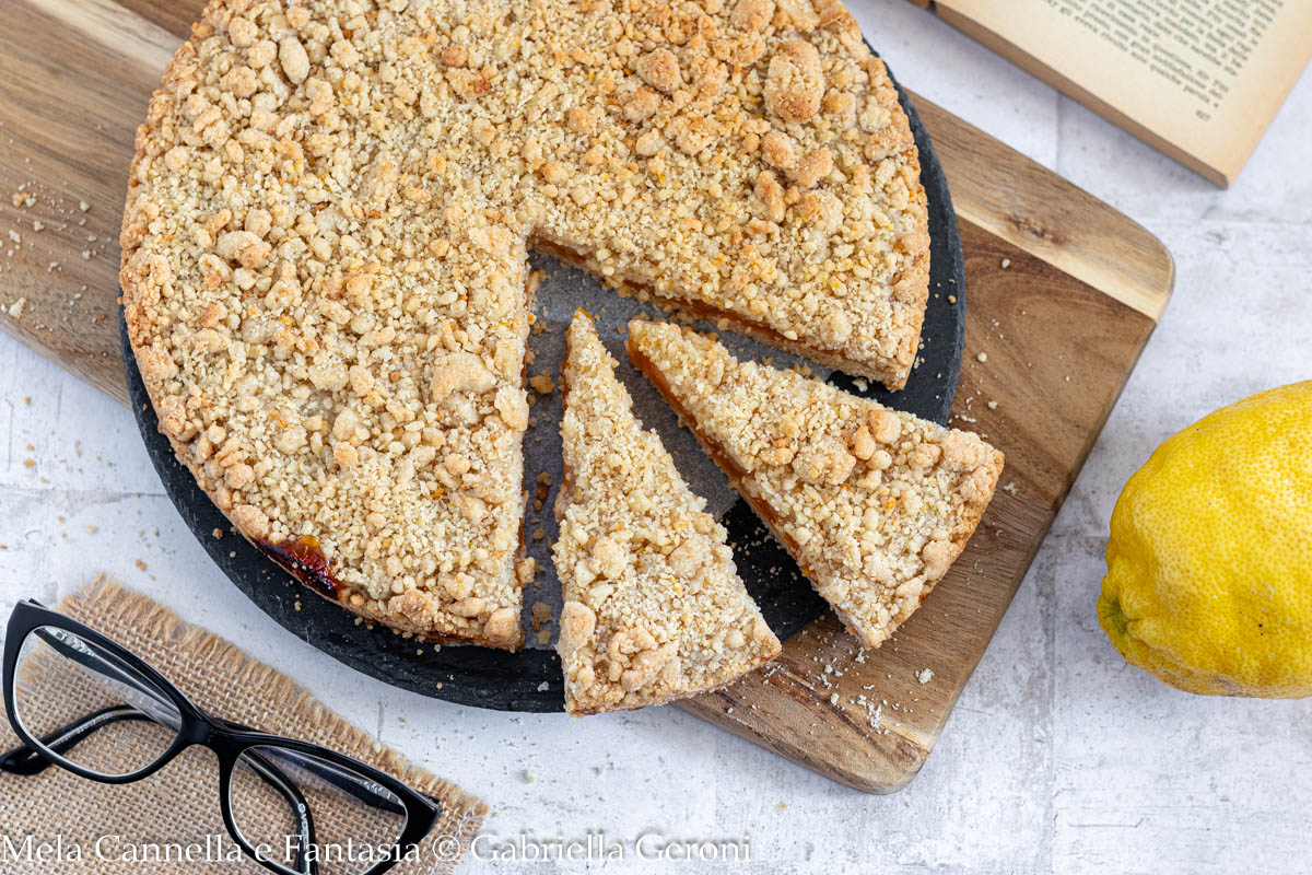 Crumble Lemon Cake Without Butter (Lactose-Free)