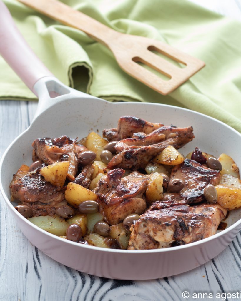 Ligurian rabbit with potatoes