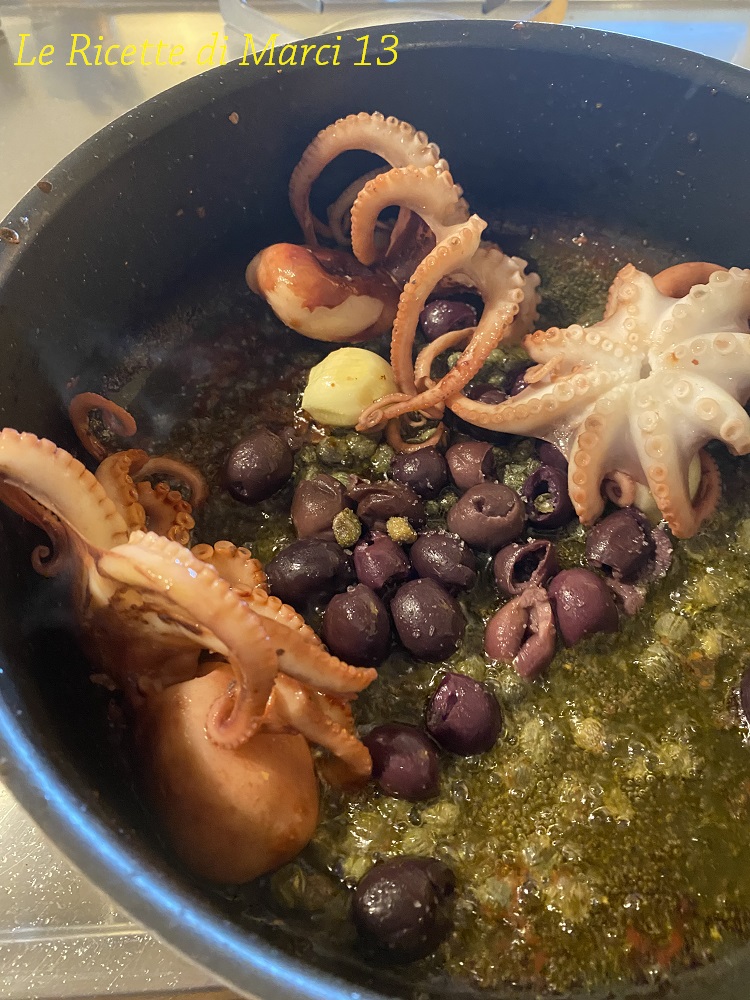 Linguine with Baby Octopus Luciana Style