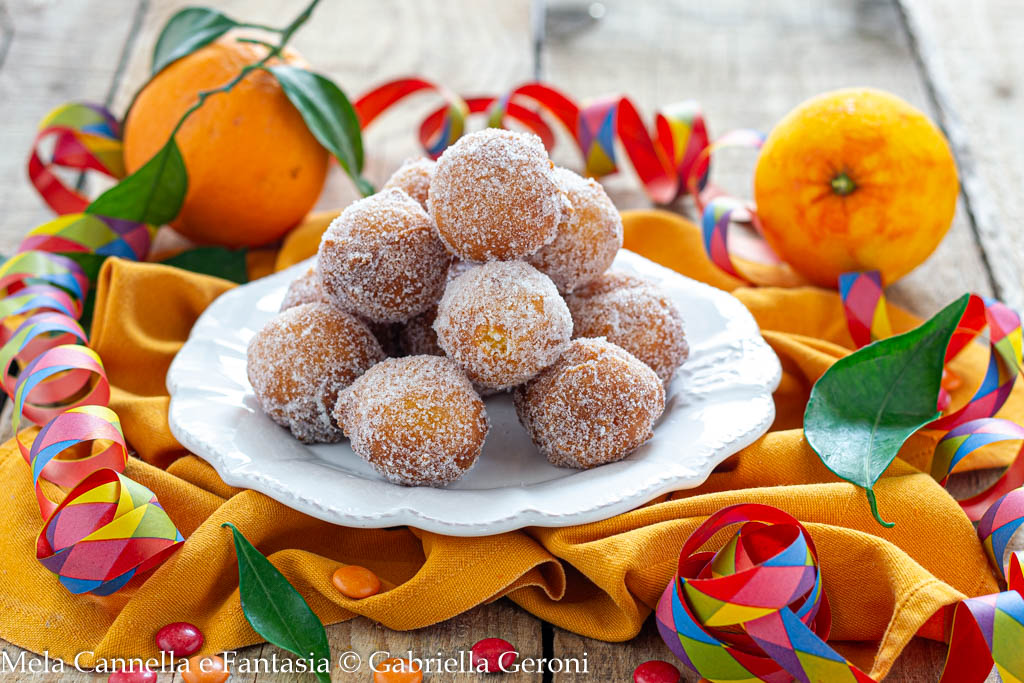 Mascarpone and Orange Castagnole – Recipe Without Butter