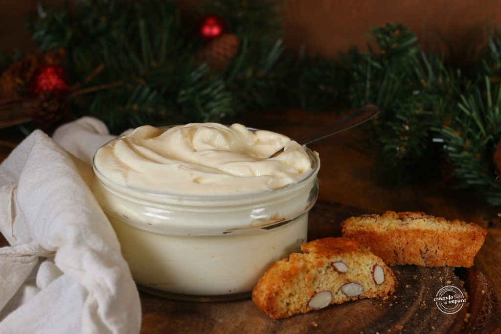 mascarpone cream with cooked yolks