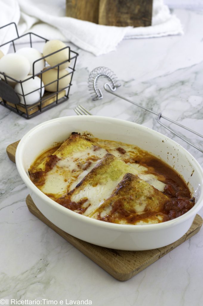 meat stuffed omelettes