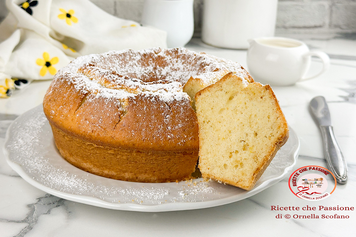 Soft and Moist Milk Bundt Cake in 5 Minutes