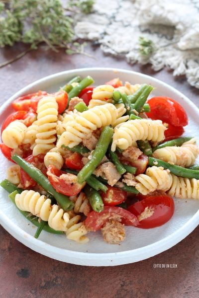 mix the pasta and serve