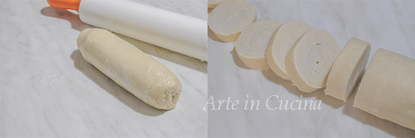 Neapolitan Ricce Sfogliatelle with Nutella vickyart art in the kitchen