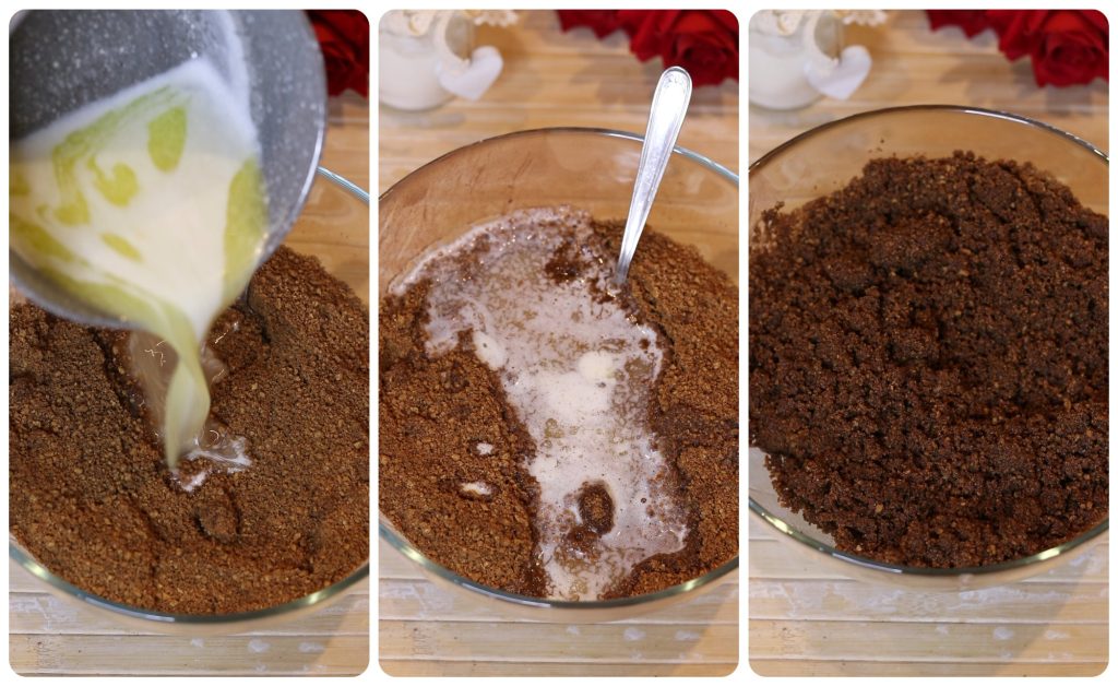 no-bake crumble cake