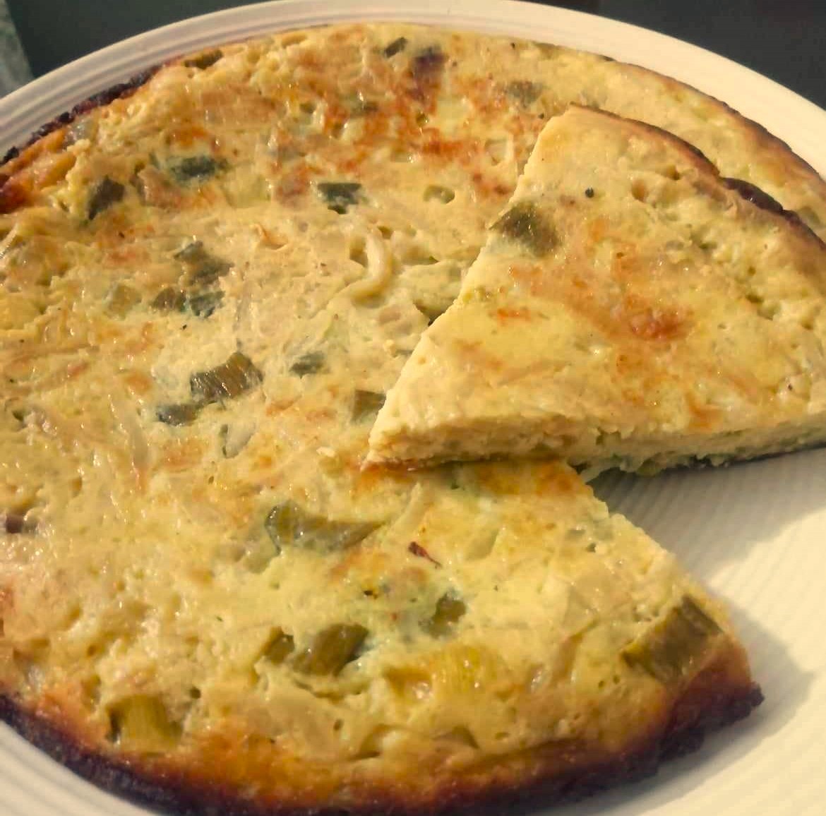 OMELETTE WITH TROPEA ONIONS