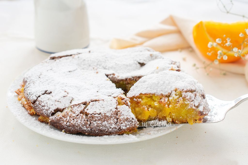 Orange Caprese Cake almond cake