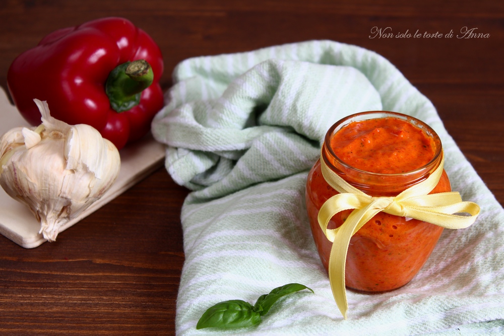 Oven-Roasted Red Pepper Pesto
