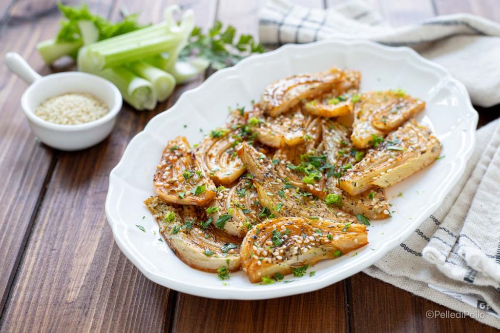 oven-glazed fennel