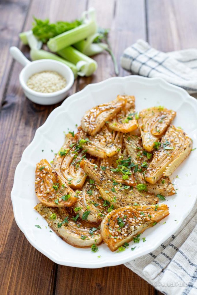 oven-glazed fennel