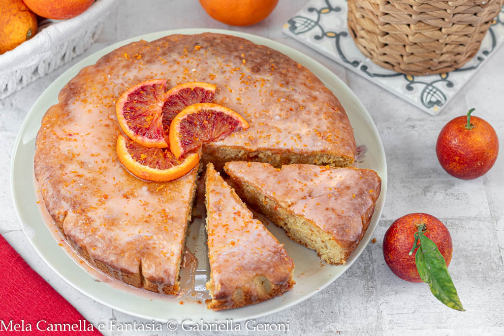Pan d’arancia typical Sicilian recipe made with whole oranges