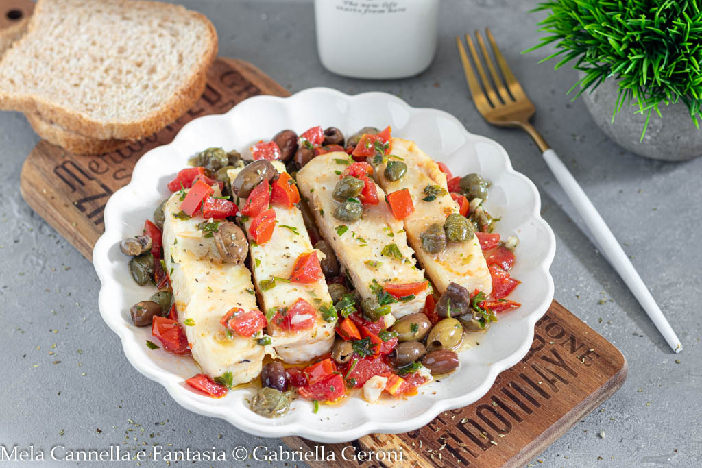 Pan-Seared Cod Fillets with Capers and Taggiasca Olives
