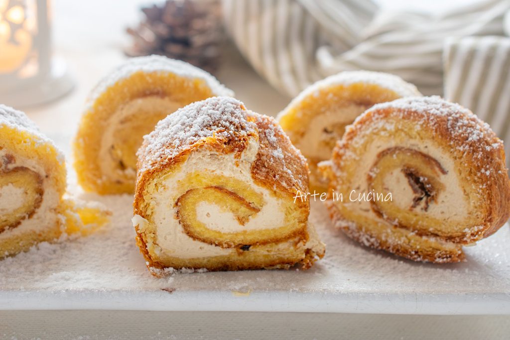 Pandoro Coffee Rolls