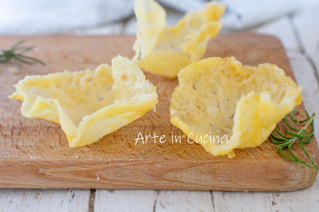 Parmesan baskets basic recipe