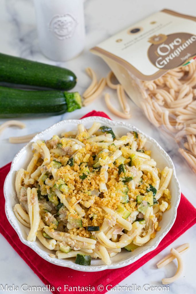 pasta with zucchini and tuna
