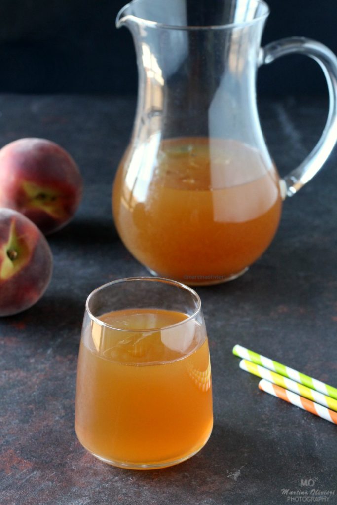 Homemade Peach Iced Tea