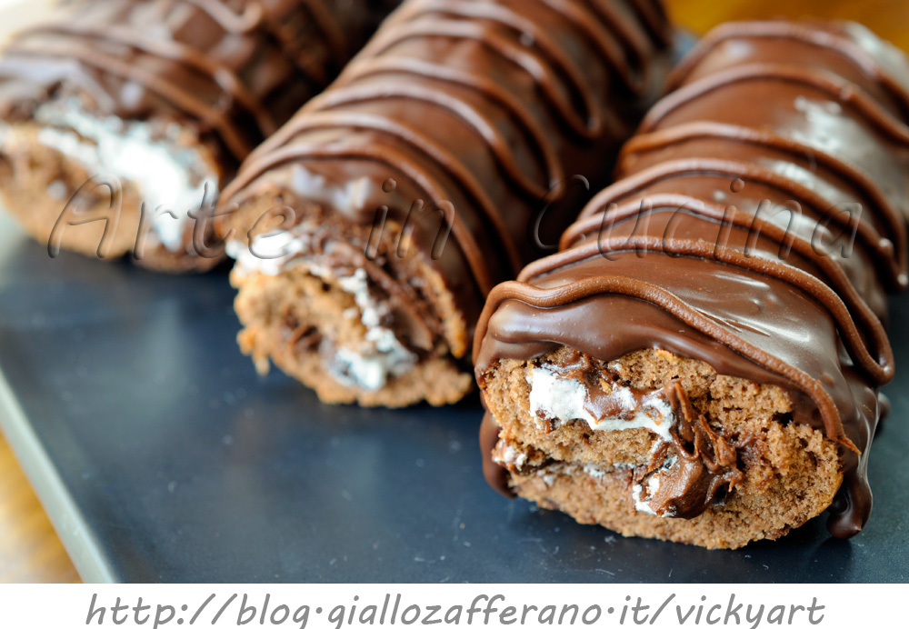 Penguin Nutella cannoli easy recipe
