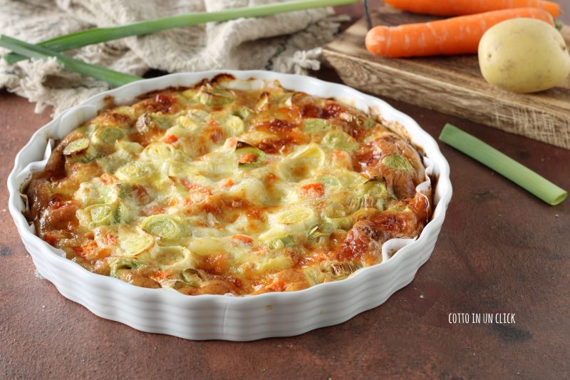 baked vegetable frittata