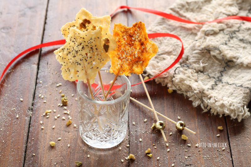 Christmas Parmesan Lollipops
