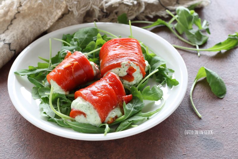 cold bell pepper rolls light recipe