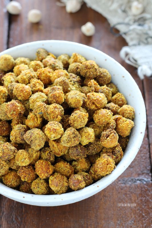 crispy air fryer chickpeas