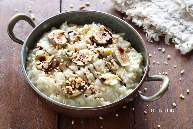 Fig and Taleggio Risotto in Pressure Cooker