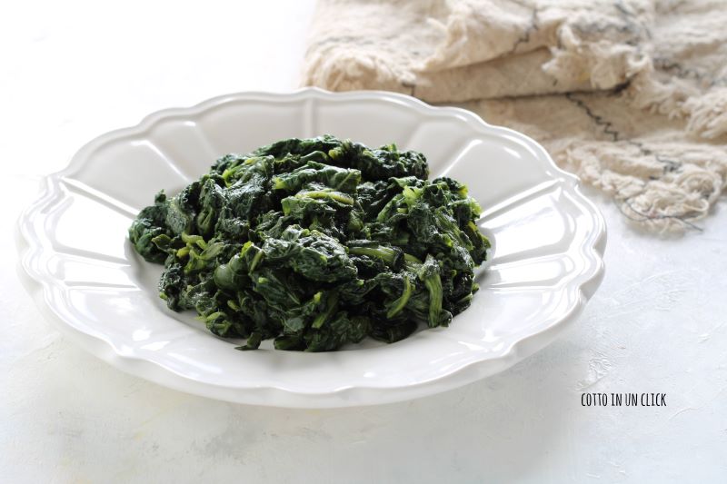 pressure cooker spinach
