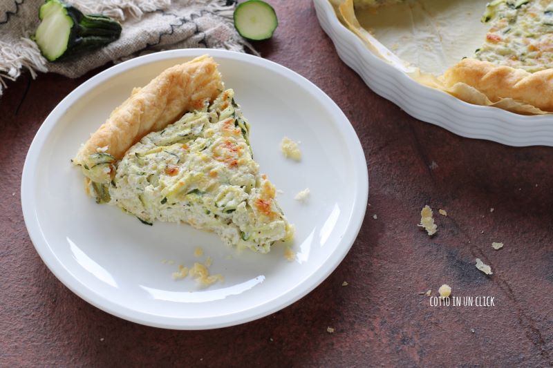 savory zucchini pie, quick and easy dinner recipe