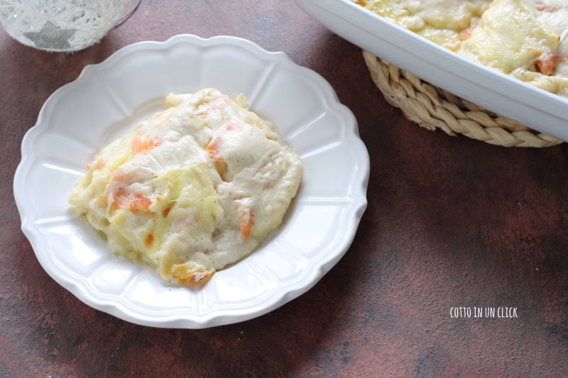 smoked salmon and brie lasagna